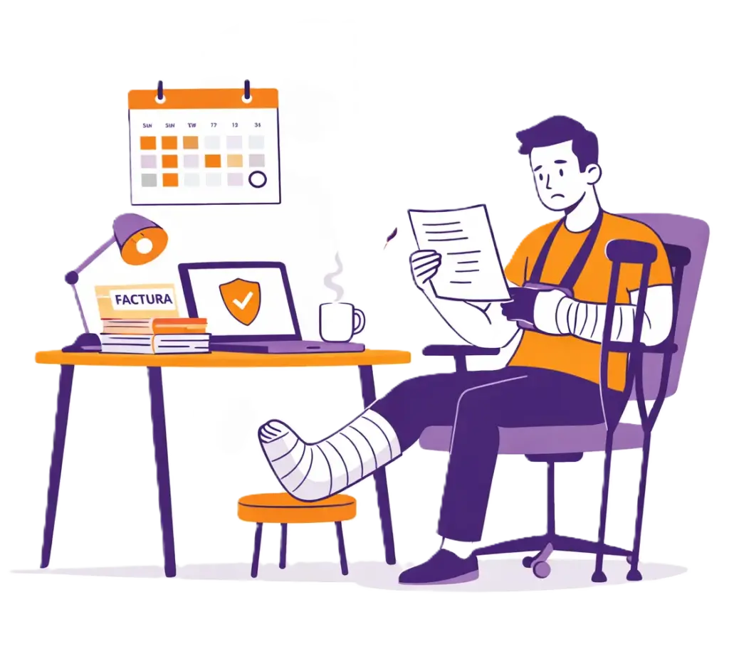 Seguro de baja laboral para autónomos para proteger ingresos durante una baja médica